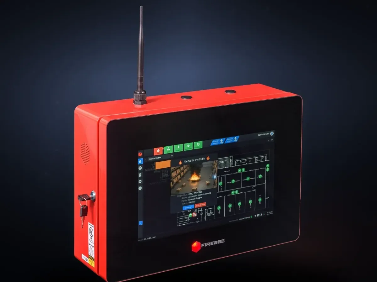 Central de Alarme Wireless FHT15 15" Touch — Firebee
