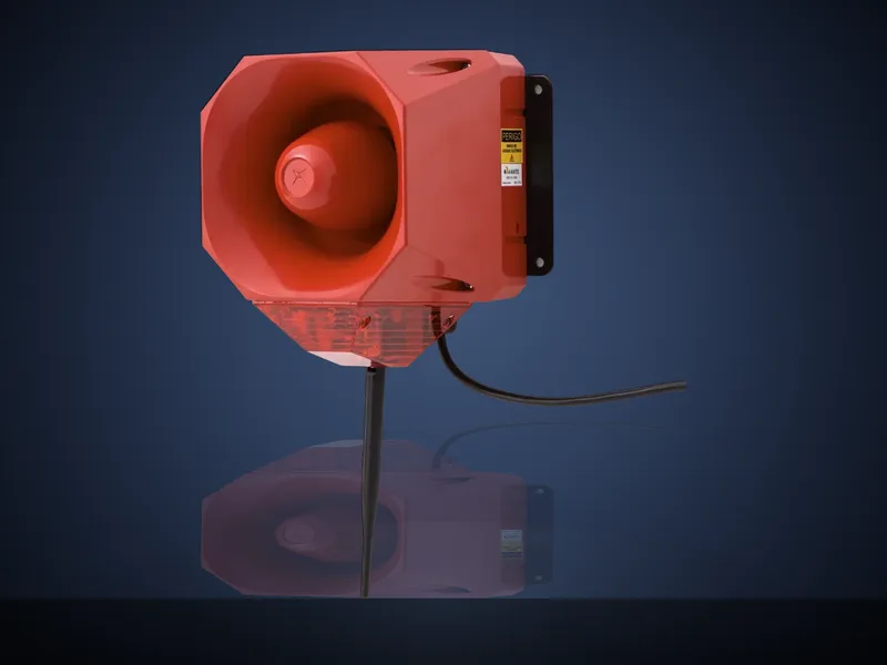 Repetidor AC IP66 com Sirene 120 dB e Visual Xênon — Firebee 21185