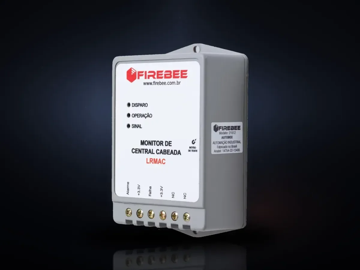 Monitor de Alertas para Central Cabeada DC — LRMAC — Firebee 21512