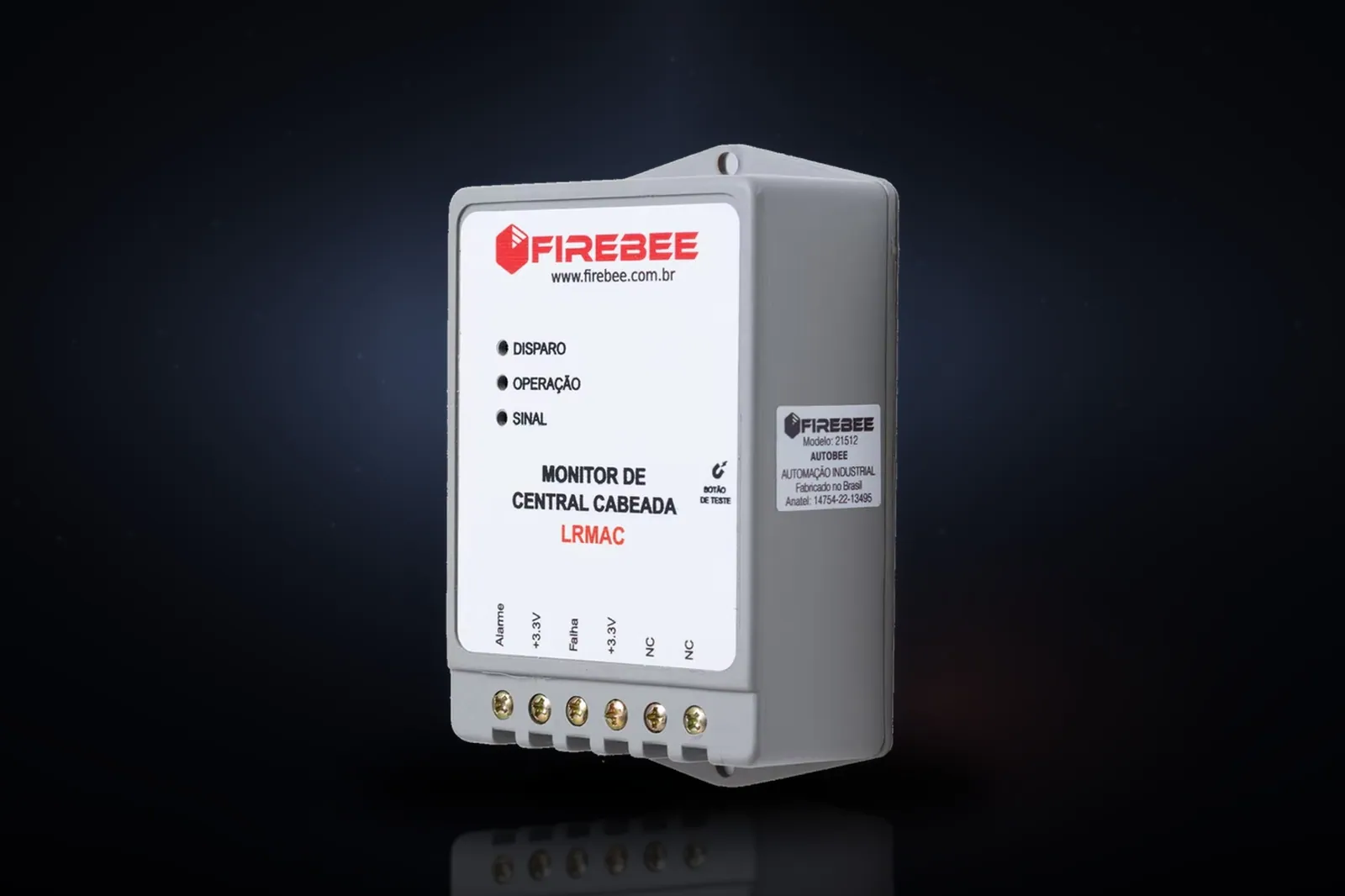 Produto Firebee Monitor de Alertas para Central Cabeada DC — LRMAC
