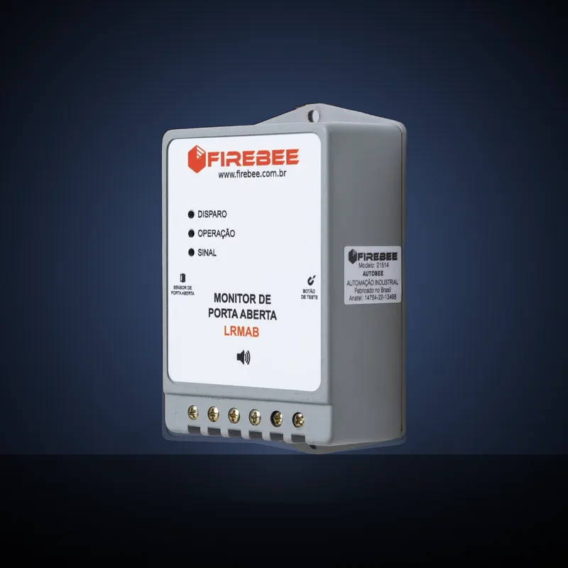 Monitor de Alertas Porta Aberta c/ Buzzer — LRMAB — Firebee 21514